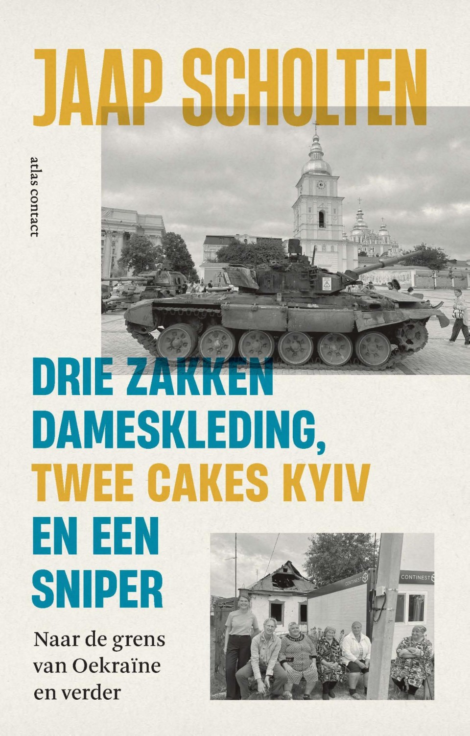 Drie zakken dameskleding, twee cakes Kyiv en een sniper Contact