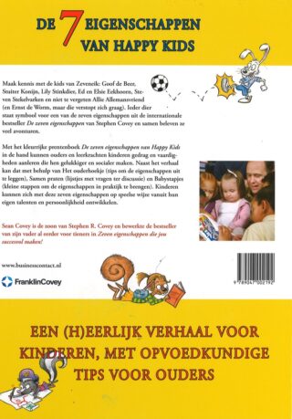 De zeven eigenschappen van Happy Kids - achterkant